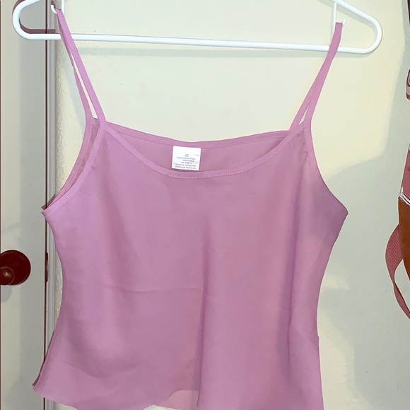 Tops - purple tank top